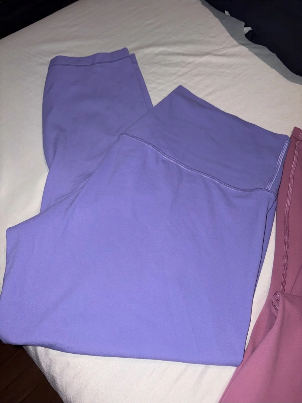 Lululemon size 14 Purple and Mauve High-Waist Leggings Duo
